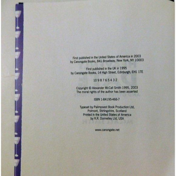 Heavenly Date and Other Flirtations by Alexander McCall Smith 2003 Hardcover Jkt - Picture 3 of 4